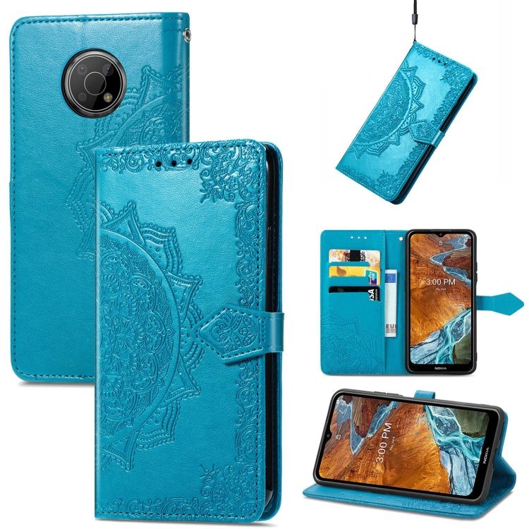 For Nokia G300 Mandala Flower Embossed Flip Leather Phone Case