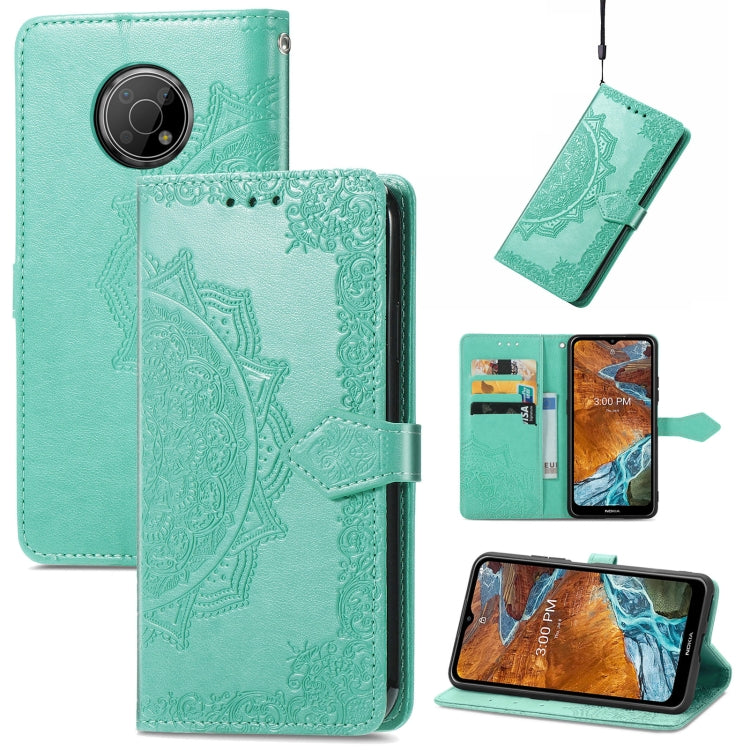 For Nokia G300 Mandala Flower Embossed Flip Leather Phone Case