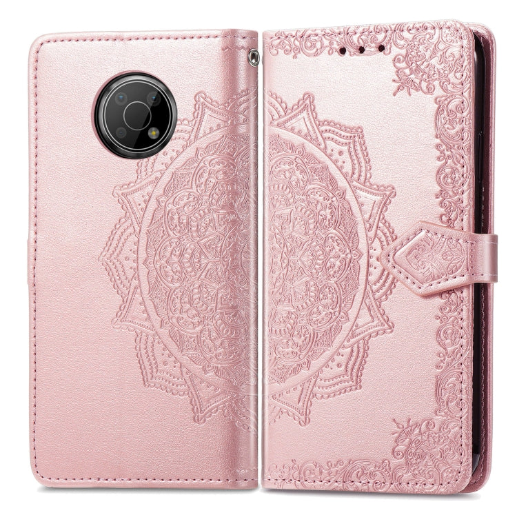 For Nokia G300 Mandala Flower Embossed Flip Leather Phone Case