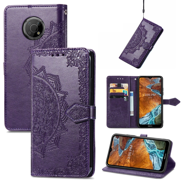 For Nokia G300 Mandala Flower Embossed Flip Leather Phone Case