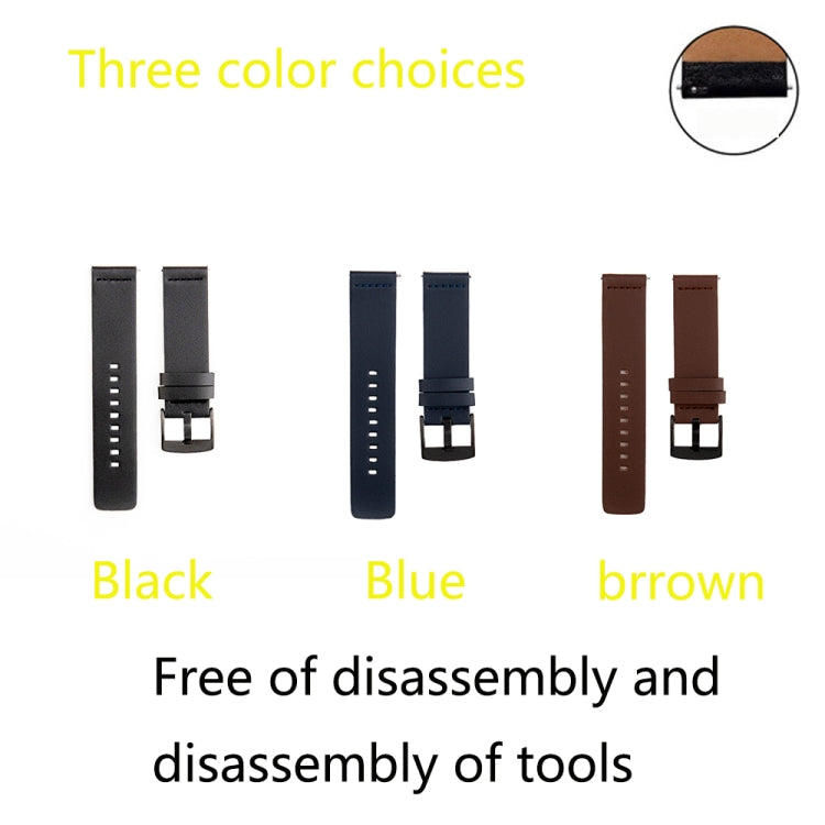 For Samsung Galaxy Watch Active 2 44mm Leather Watch Band