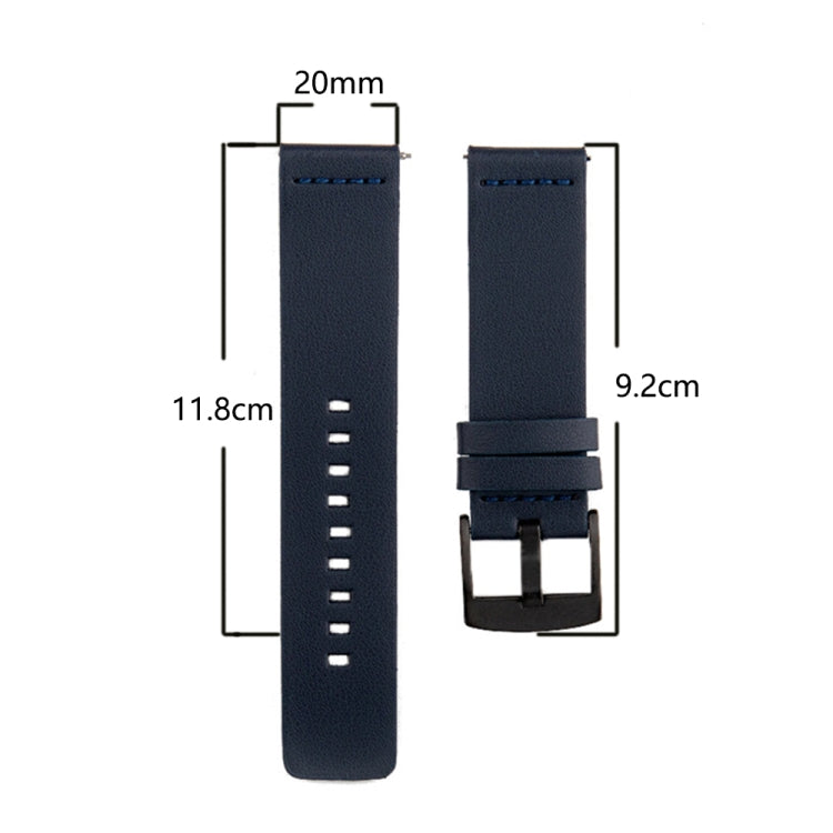 For Samsung Gear Sport Leather Watch Band
