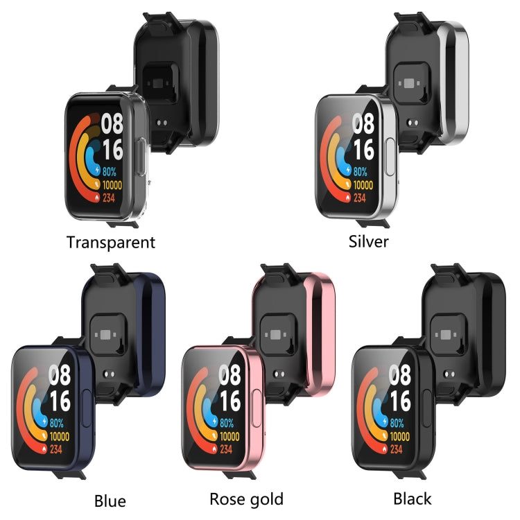 For Xiaomi Redmi Watch 2 Lite Electroplated TPU Full-Enclosed Protective Case