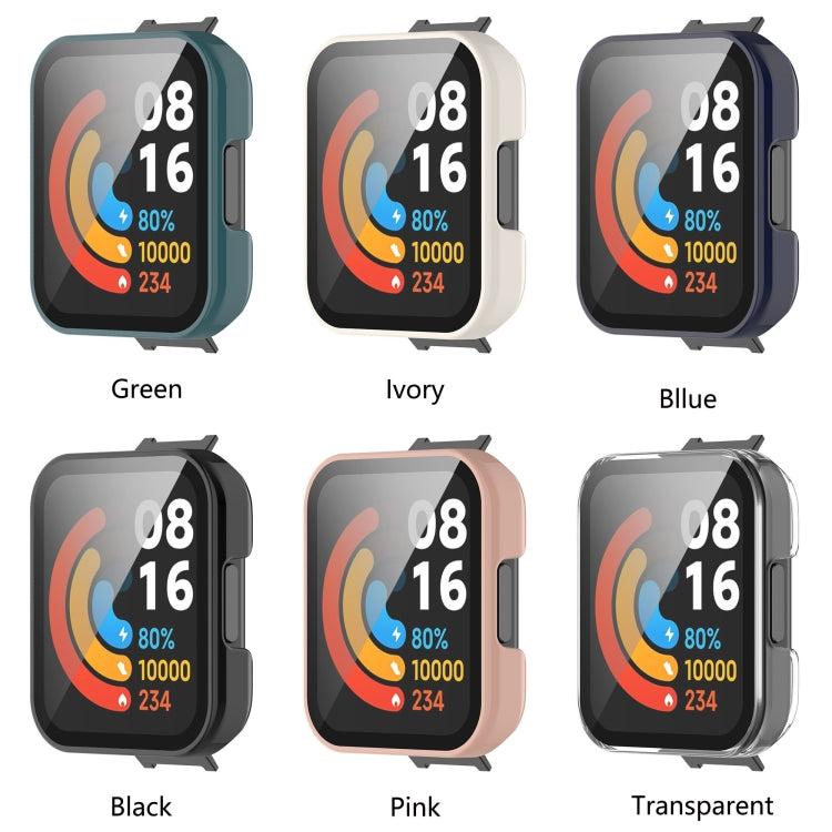 For Xiaomi Redmi Watch 2 Lite PC Toughened Film All-in-One Full-Enclosed Case