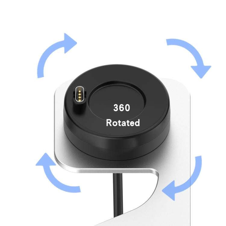 For Garmin Instinct Tactical Rotatable Magnetic Metal Charging Base