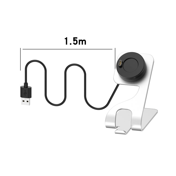 For Garmin Instinct Tactical Rotatable Magnetic Metal Charging Base