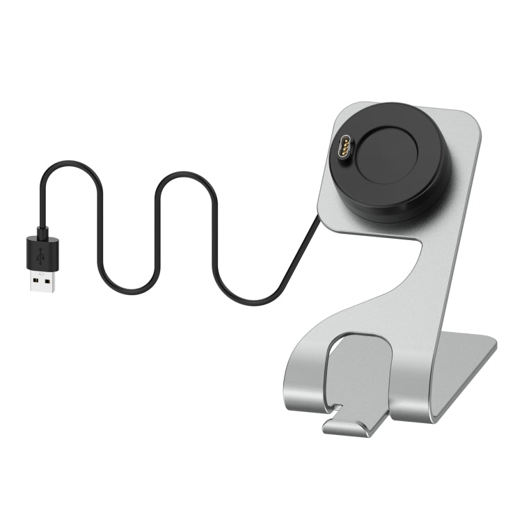 For Garmin Fenix 6s Rotatable Magnetic Metal Charging Base