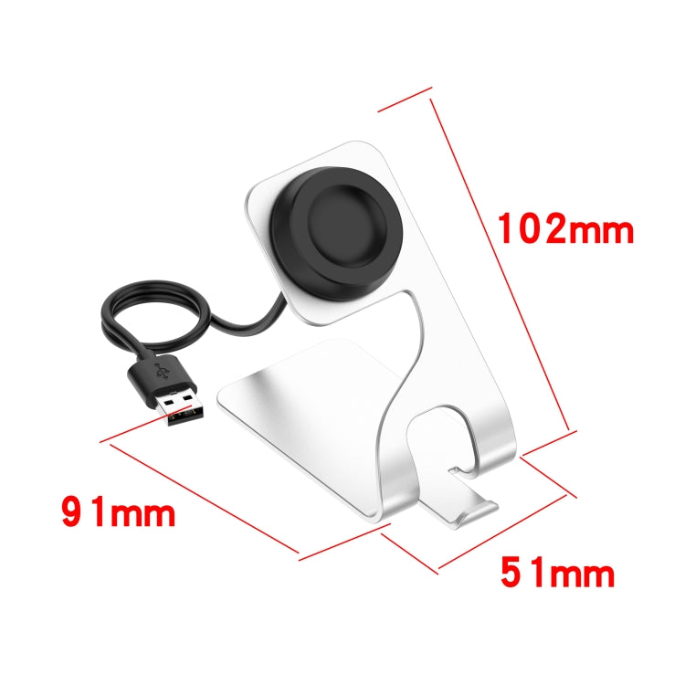 For  Huawei Watch GT2 Pro Rotatable Magnetic Metal Charging Base