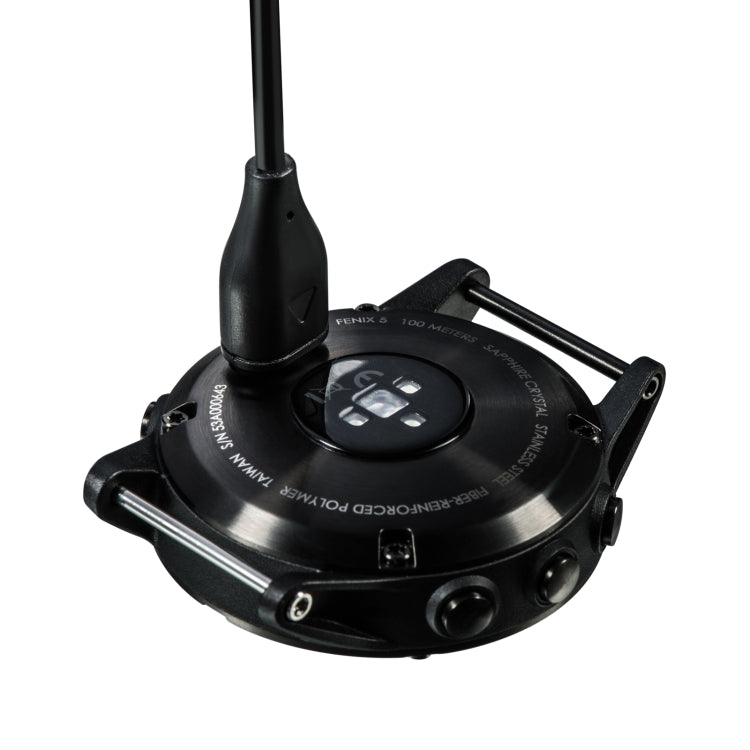 For Garmin Fenix 7X Charger with Data Transmission Function(Black)