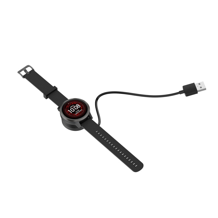 For Garmin Fenix 7S Integrated Charger with Data Transmission Function(Black)