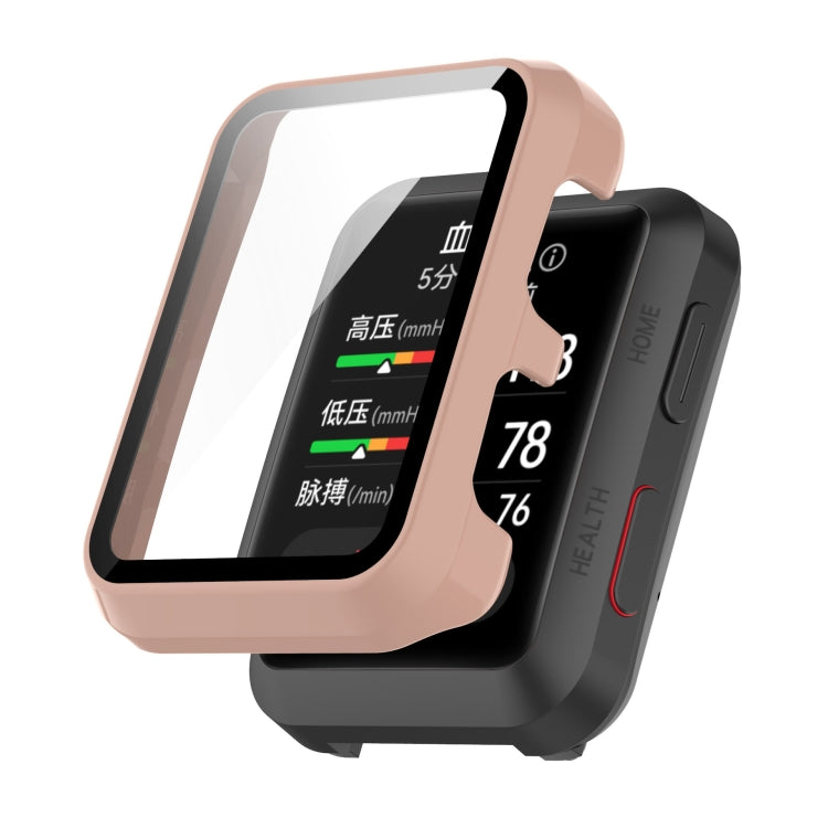 For Huawei Watch D Shockproof PC Protective Case With Tempered Glass Film