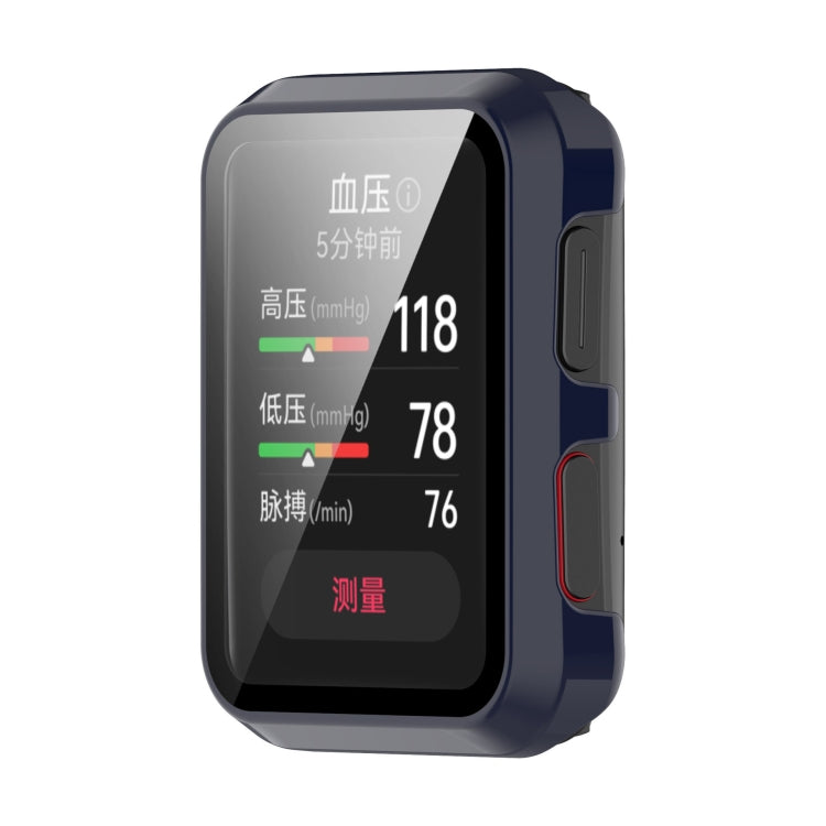 For Huawei Watch D Shockproof PC Protective Case With Tempered Glass Film