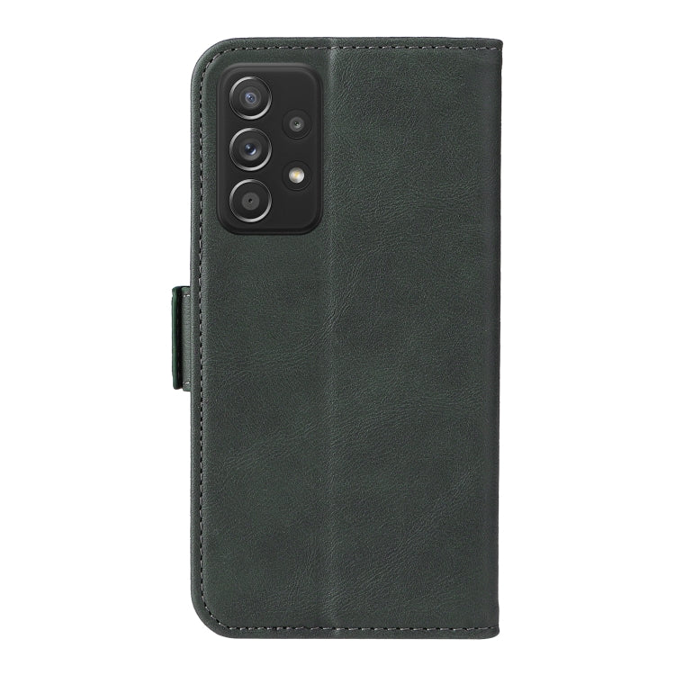 For Samsung Galaxy S20 FE Dual Buckle Card Wallet Calf Leather Phone Case