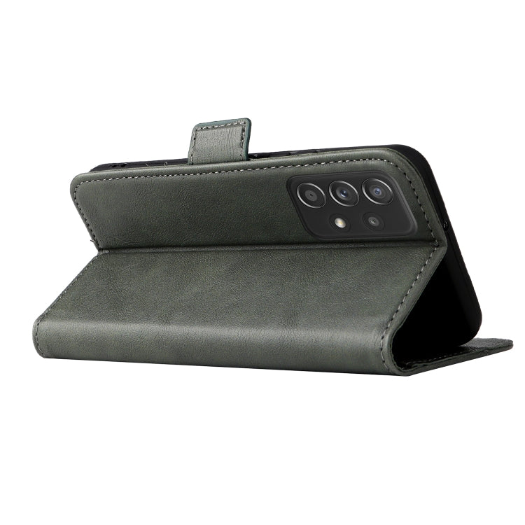 For Samsung Galaxy S20 FE Dual Buckle Card Wallet Calf Leather Phone Case