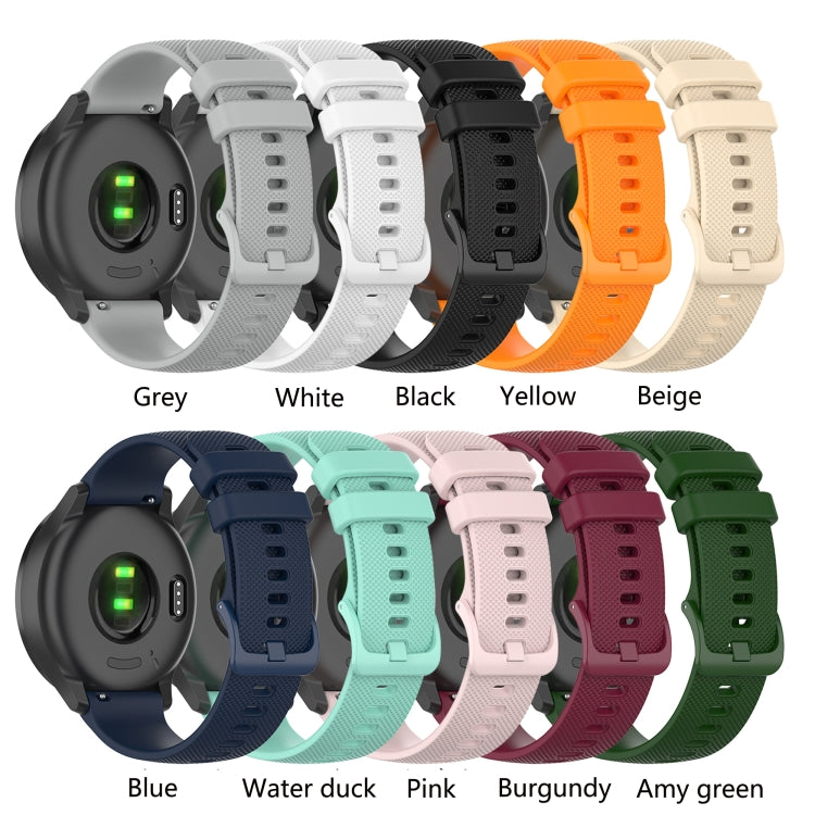 For Ticwatch Pro 2020 Checkered Silicone Watch Band