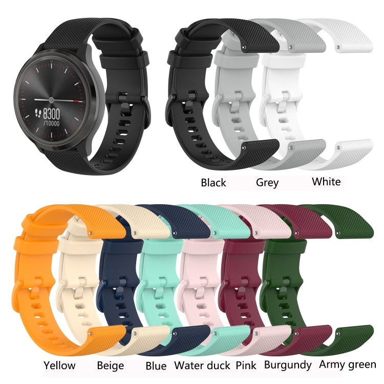 For Ticwatch Pro 2021 Checkered Silicone Watch Band