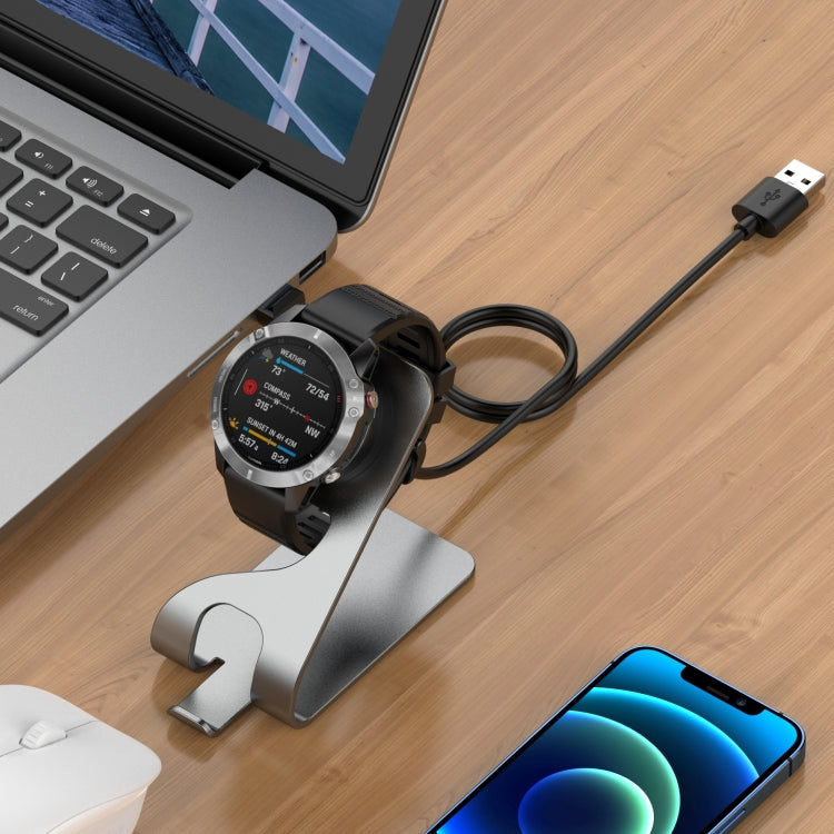 For Garmin Fenix 7X Smart Watch Metal Charger Stand