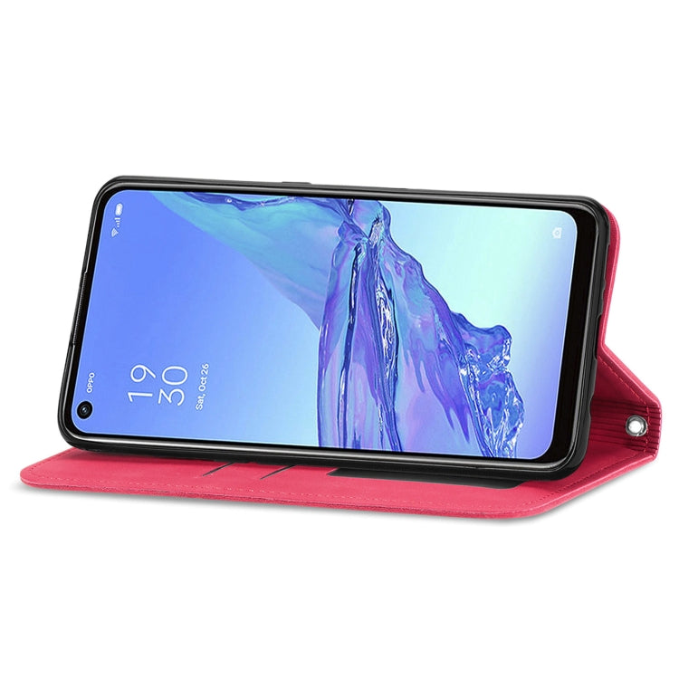 For OPPO A53 5G Retro Skin Feel Magnetic Horizontal Flip Leather Phone Case