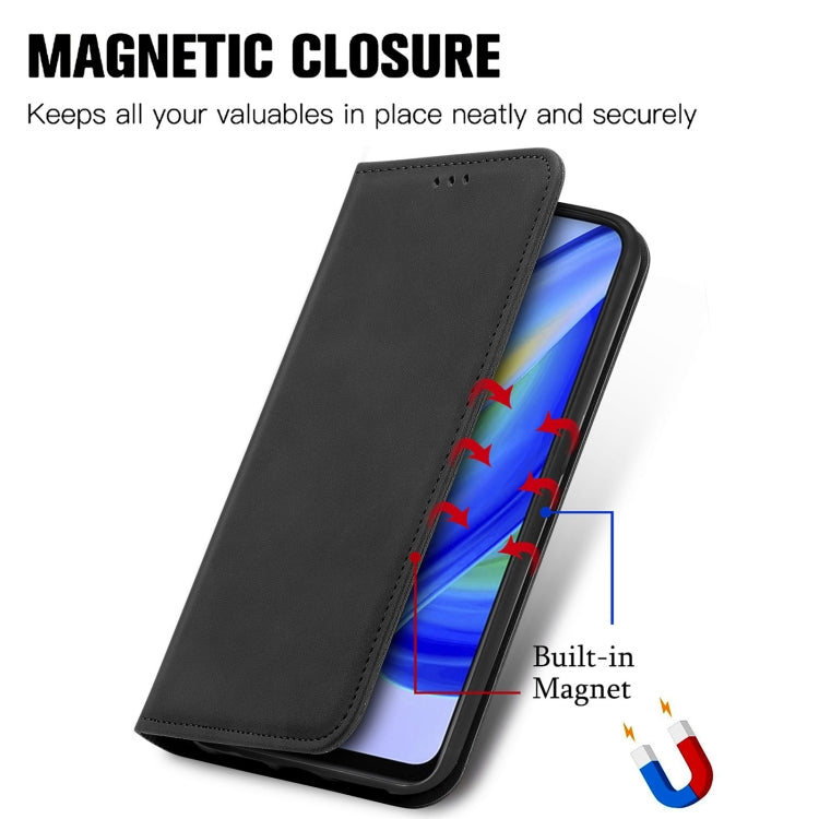For OPPO A95 4G Retro Skin Feel Magnetic Horizontal Flip Leather Phone Case