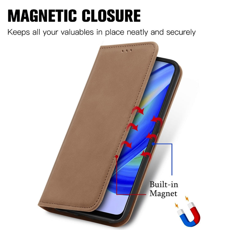 For OPPO A95 4G Retro Skin Feel Magnetic Horizontal Flip Leather Phone Case