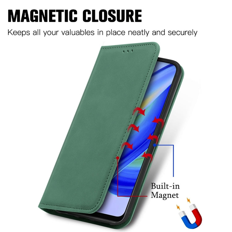 For OPPO A95 4G Retro Skin Feel Magnetic Horizontal Flip Leather Phone Case