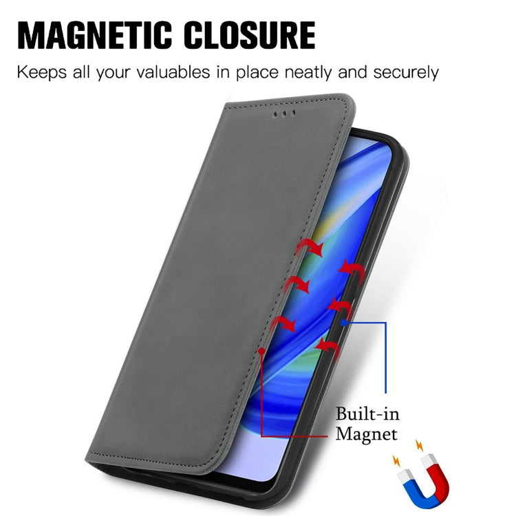 For OPPO A95 5G Retro Skin Feel Magnetic Horizontal Flip Leather Phone Case