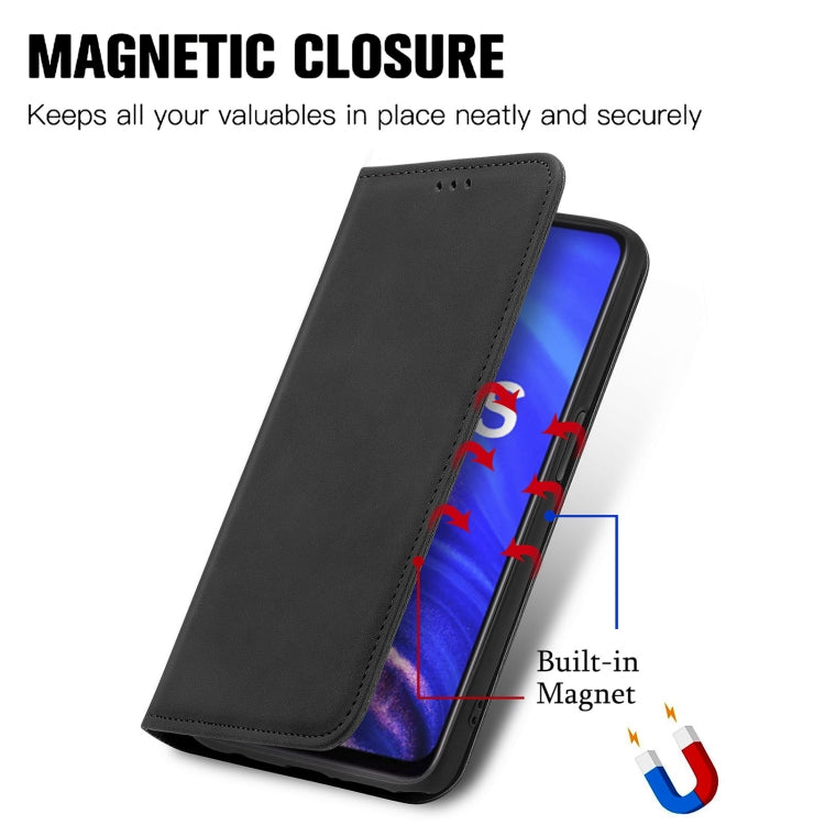 For OPPO K9s Retro Skin Feel Magnetic Horizontal Flip Leather Phone Case