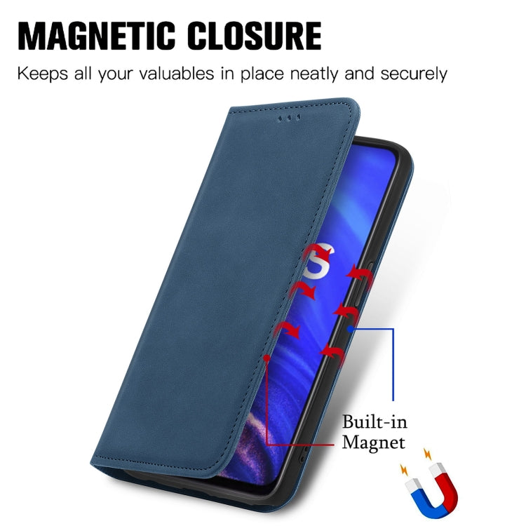 For OPPO K9s Retro Skin Feel Magnetic Horizontal Flip Leather Phone Case