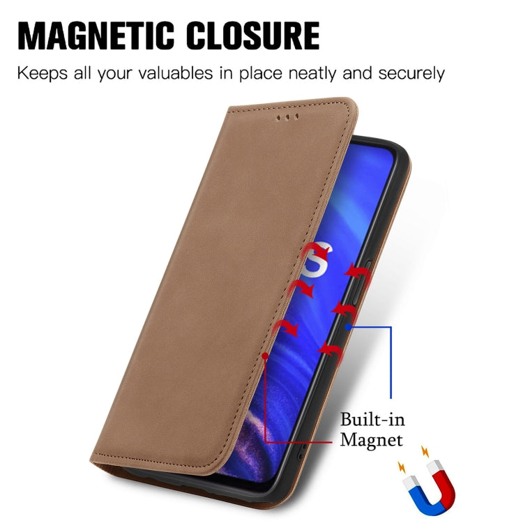 For OPPO K9s Retro Skin Feel Magnetic Horizontal Flip Leather Phone Case