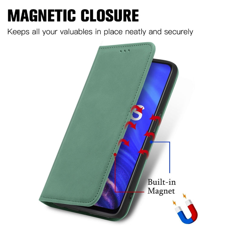 For OPPO K9s Retro Skin Feel Magnetic Horizontal Flip Leather Phone Case