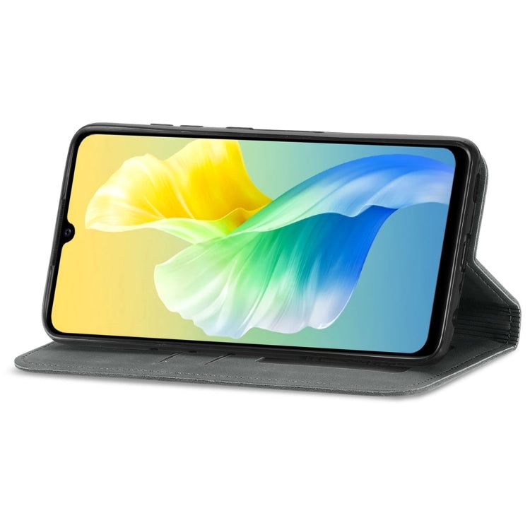 For vivo S10e Retro Skin Feel Magnetic Horizontal Flip Leather Phone Case