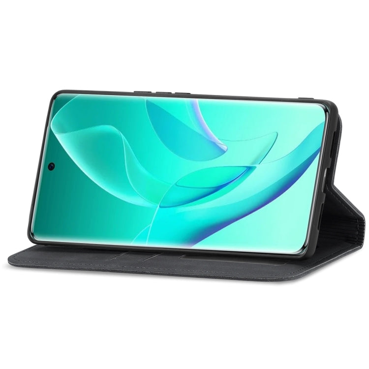 For Honor 60 Pro Retro Skin Feel Magnetic Horizontal Flip Leather Phone Case