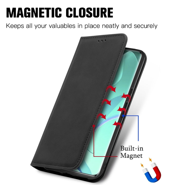 For Honor 60 Pro Retro Skin Feel Magnetic Horizontal Flip Leather Phone Case