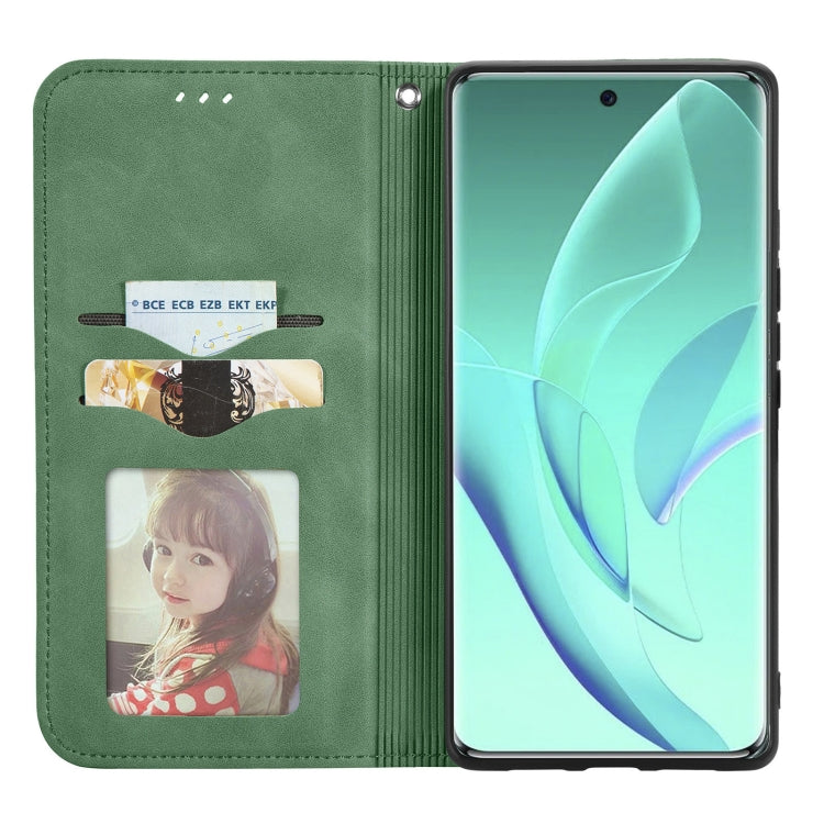 For Honor 60 Pro Retro Skin Feel Magnetic Horizontal Flip Leather Phone Case