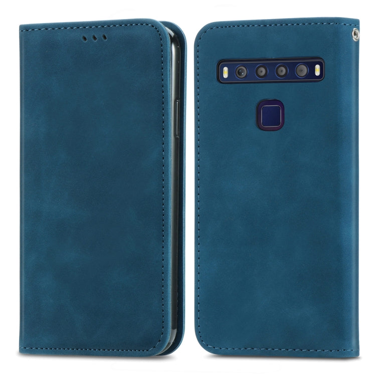 For TCL 10L Retro Skin Feel Magnetic Horizontal Flip Leather Phone Case