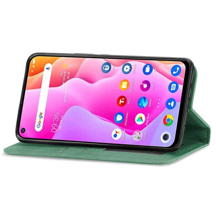 For TCL 10L Retro Skin Feel Magnetic Horizontal Flip Leather Phone Case