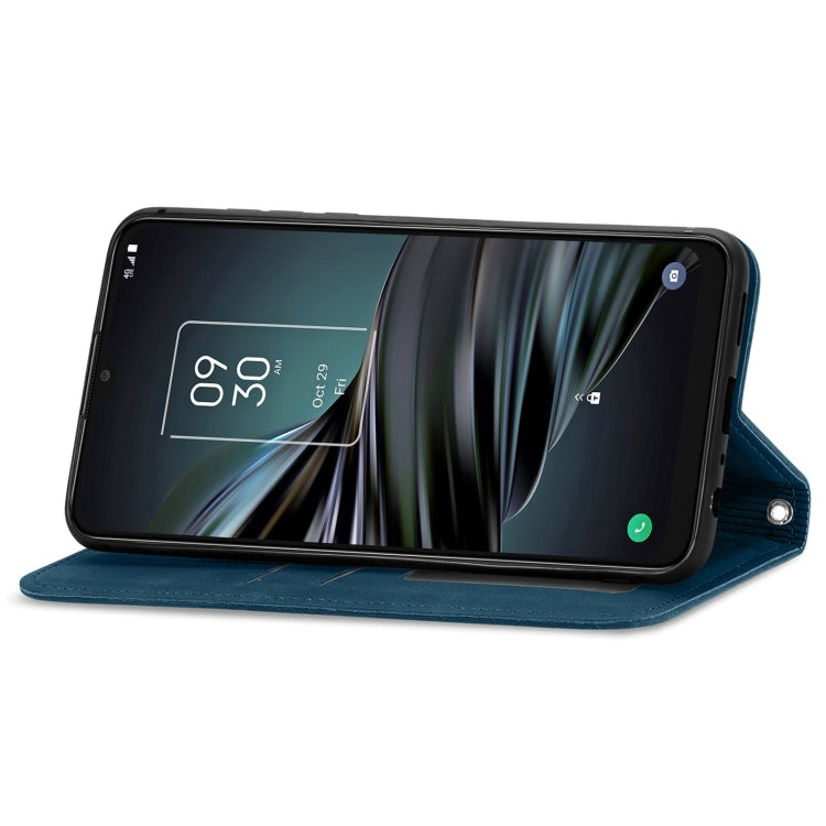 For TCL 20 XE Retro Skin Feel Magnetic Horizontal Flip Leather Phone Case