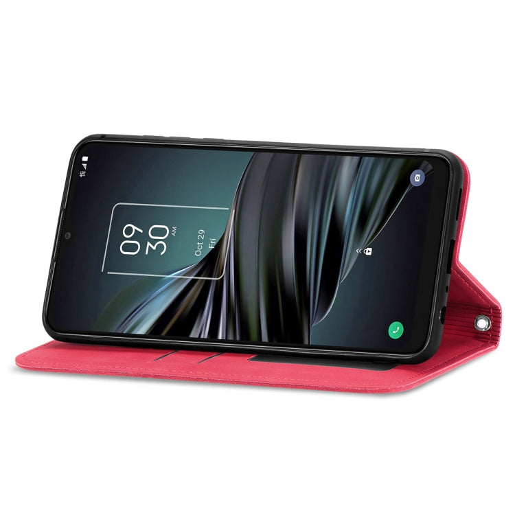 For TCL 20 XE Retro Skin Feel Magnetic Horizontal Flip Leather Phone Case