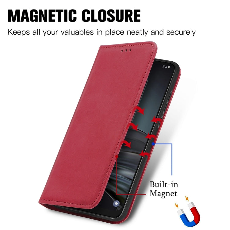For TCL 20 XE Retro Skin Feel Magnetic Horizontal Flip Leather Phone Case