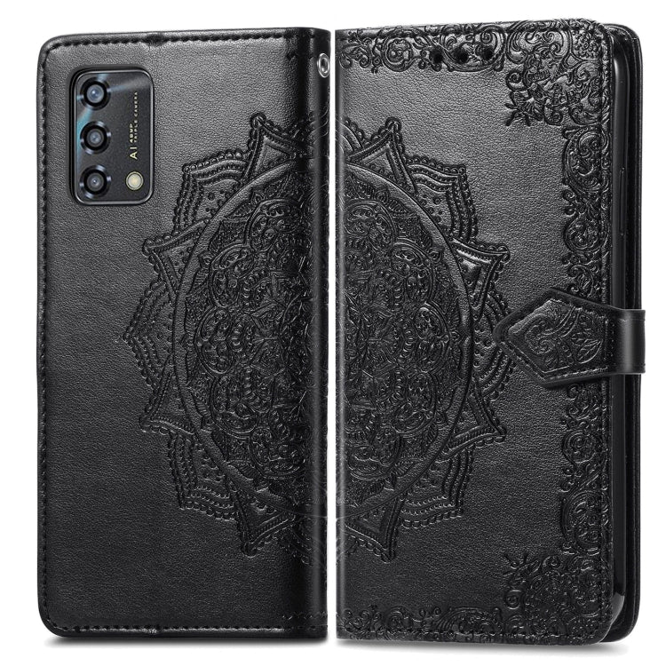 For OPPO A95 4G Mandala Flower Embossed Horizontal Flip Leather Phone Case