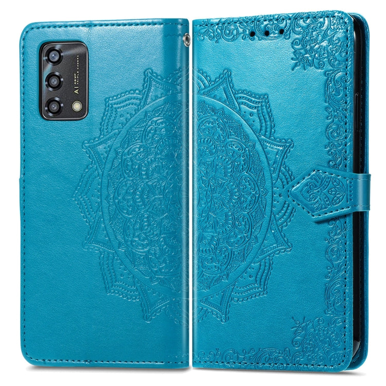 For OPPO A95 4G Mandala Flower Embossed Horizontal Flip Leather Phone Case
