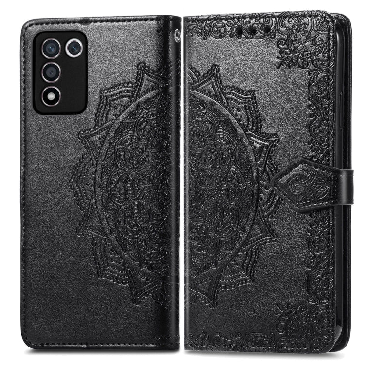 For OPPO K9s Mandala Flower Embossed Horizontal Flip Leather Phone Case