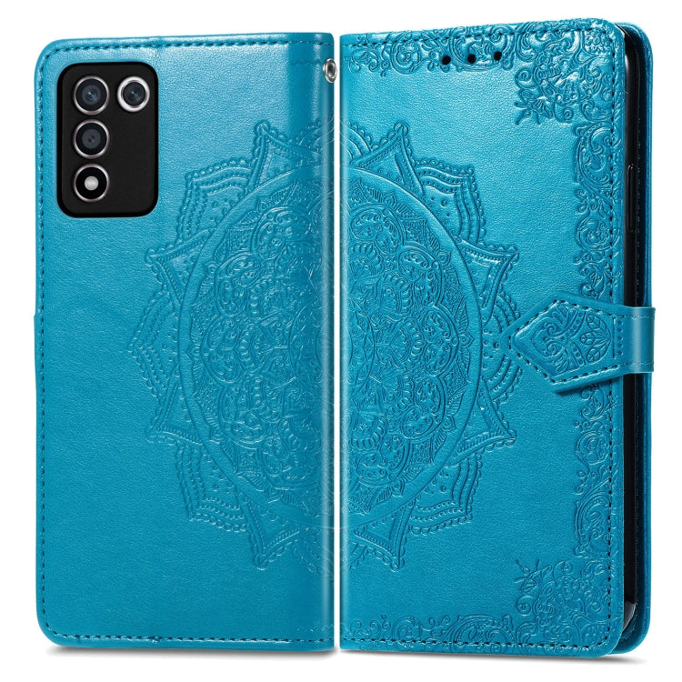 For OPPO K9s Mandala Flower Embossed Horizontal Flip Leather Phone Case