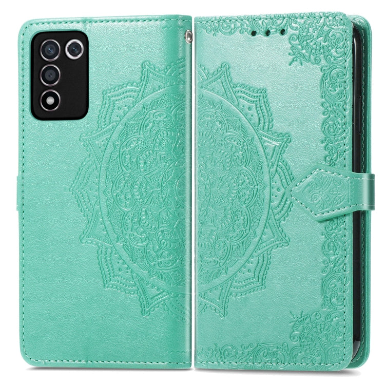 For OPPO K9s Mandala Flower Embossed Horizontal Flip Leather Phone Case