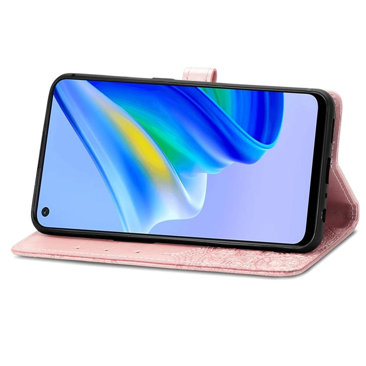 For OPPO K9s Mandala Flower Embossed Horizontal Flip Leather Phone Case