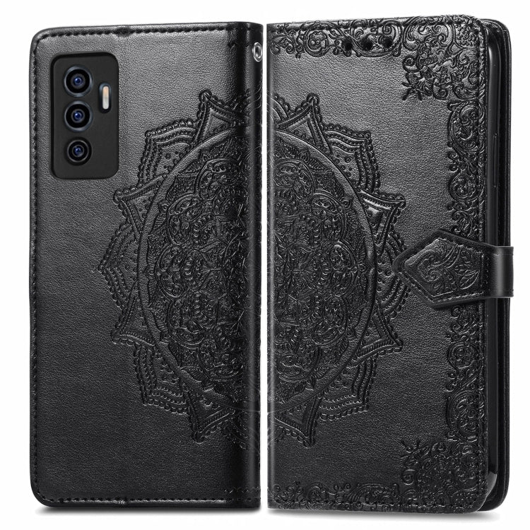 For vivo S10e Mandala Flower Embossed Horizontal Flip Leather Phone Case