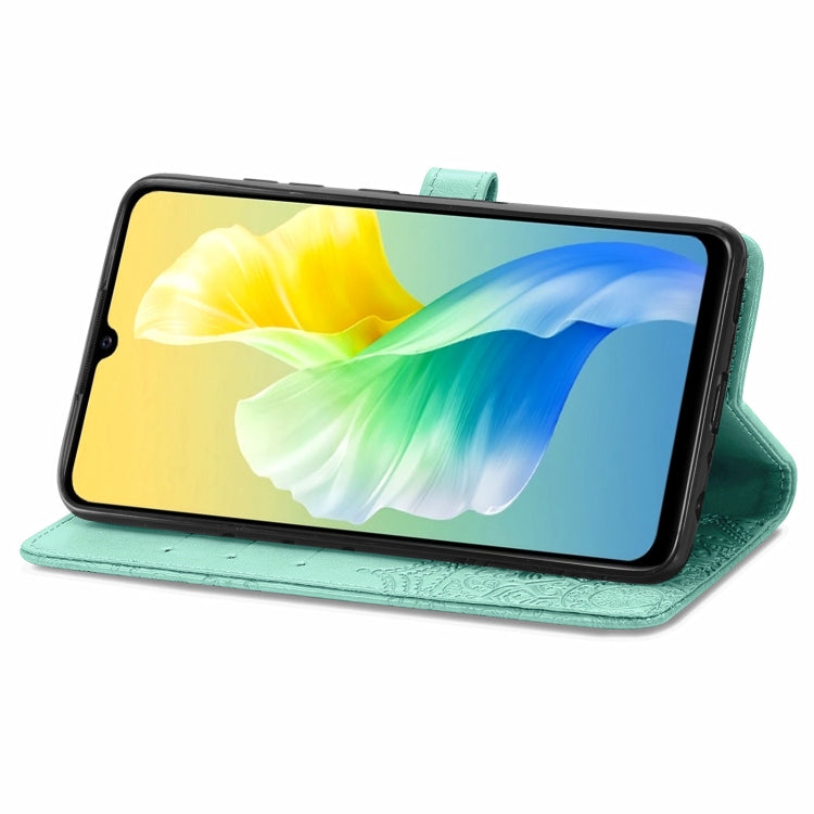 For vivo S10e Mandala Flower Embossed Horizontal Flip Leather Phone Case