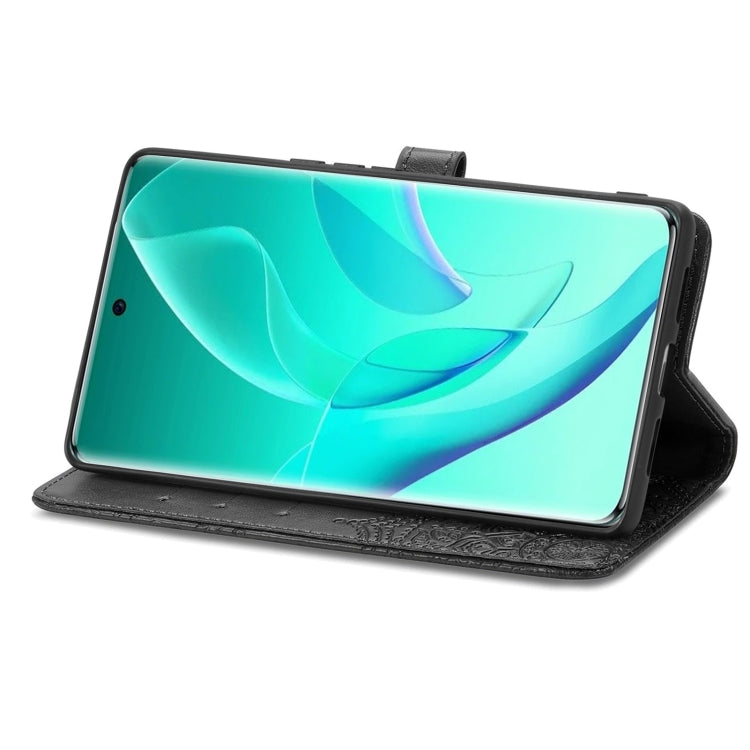 For Honor 60 Pro Mandala Flower Embossed Horizontal Flip Leather Phone Case