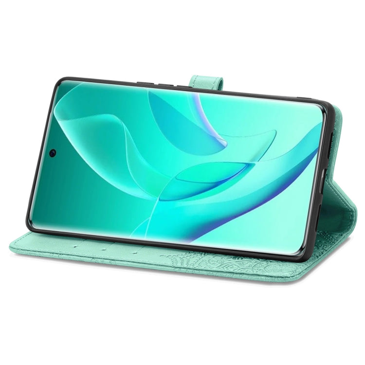 For Honor 60 Pro Mandala Flower Embossed Horizontal Flip Leather Phone Case