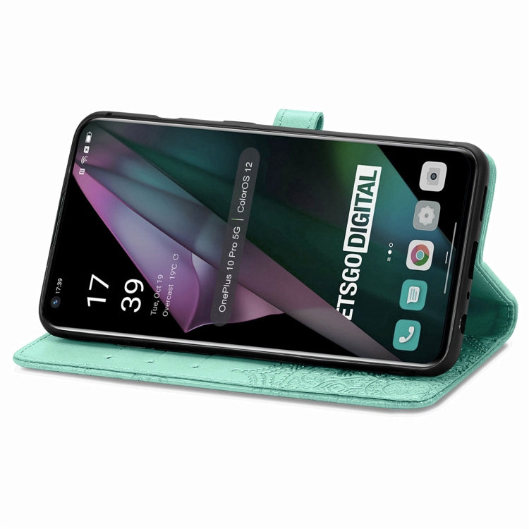 For OnePlus 10 Pro Mandala Flower Embossed Horizontal Flip Leather Phone Case